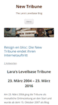 Mobile Screenshot of newtribune.laraslevelbase.org