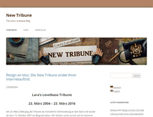 Tablet Screenshot of newtribune.laraslevelbase.org