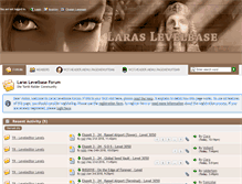 Tablet Screenshot of forum.laraslevelbase.org